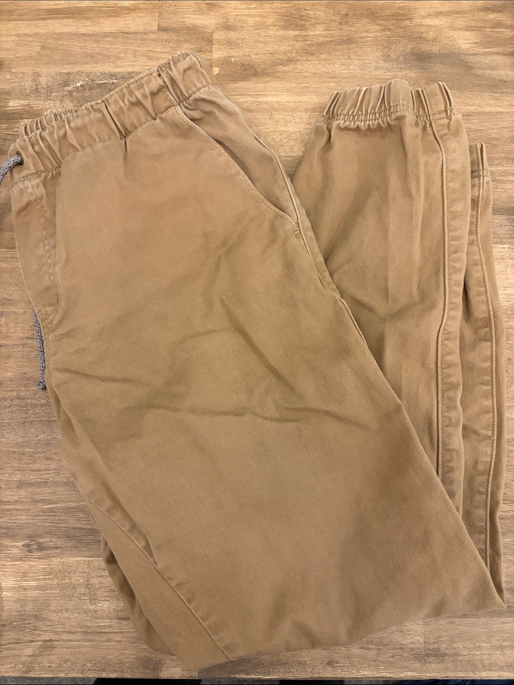 FREEWORLD Men's Casual Drawstring Pants - Tan